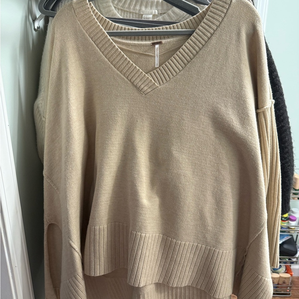 Free People V-neck sweater